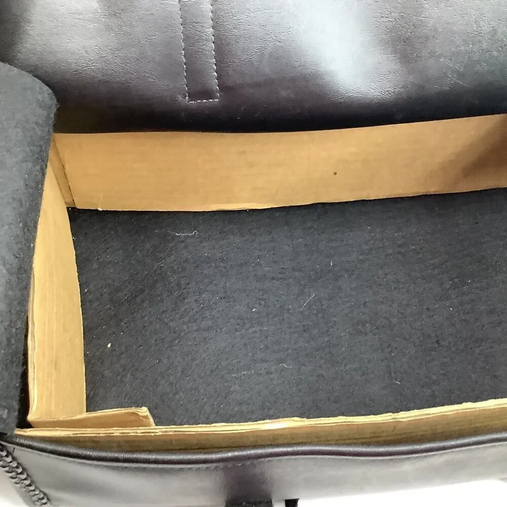 Hopnel Leather Tie on Bag‎ Motorcycle Black Straps 19